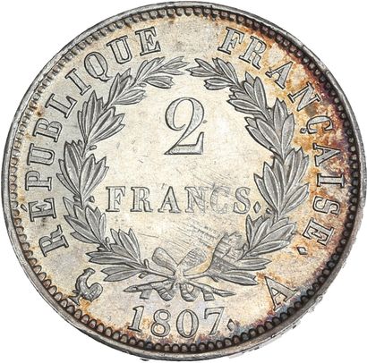 null PREMIER EMPIRE (1804-1814) 2 francs, tête de nègre. 1807. Paris.
Effigie différente...