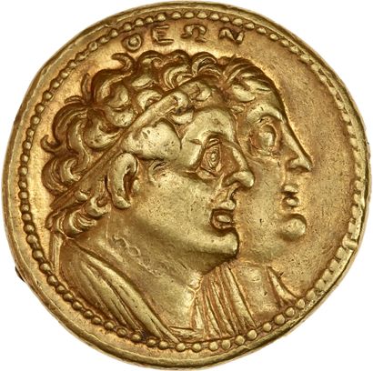 null ROYAUME d'ÉGYPTE : Ptolémée II Philadelphe (285-246 av. J.-C.)
Octodrachme d'or....