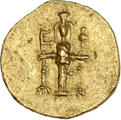 null IONIE : Éphèse (IIe siècle av. J.-C.)
Statère d'or. Frappé sous Mithridate VI....