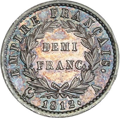 null PREMIER EMPIRE (1804-1814)
Demi franc Napoléon, tête laurée. EMPIRE. 1812. Paris.
Sa...