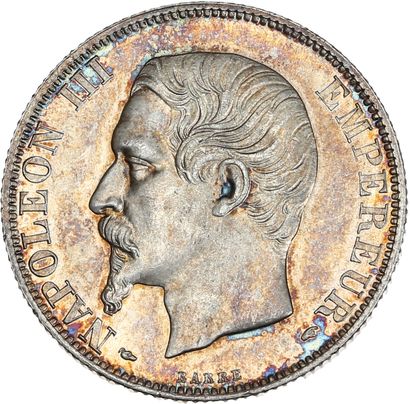 null SECOND EMPIRE (1852-1870) 2 francs Napoléon III, tête nue. 1854. Paris.
Sa tête...