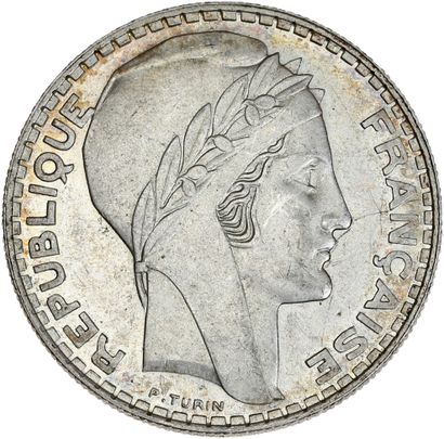 null TROISIÈME RÉPUBLIQUE (1871-1940) 20 francs, type Turin. 1939 (3918 ex.).
Effigie...