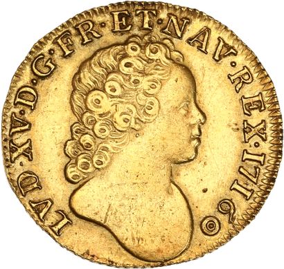 null LOUIS XV (1715-1774)
Double gold louis with insignia. 1716. Bordeaux. New blank....