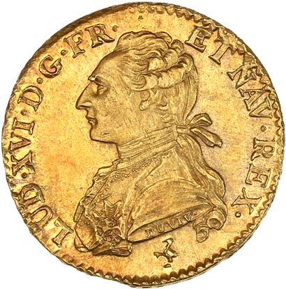 null LOUIS XVI (1774-1793)
Louis d'or au buste habillé. 1776. Paris. 8,17 g.
Buste...