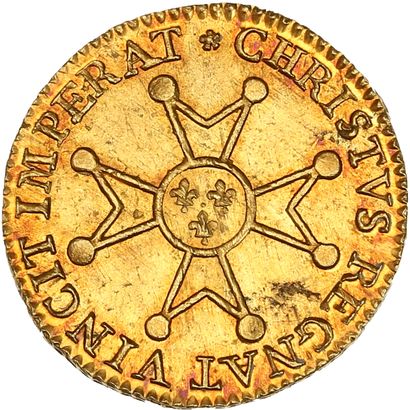 null LOUIS XV (1715-1774)
Demi louis d'or à la croix du Saint-Esprit. 1718. Paris....