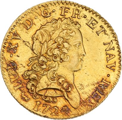 null LOUIS XV (1715-1774)
Double louis d'or mirliton. 1724. Paris. 13,05 g.
Buste...
