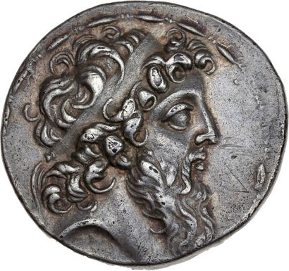 null SELEUCID KINGDOM : Demetrius II, 2nd reign (129-125 BC)
Tetradrachma. Ptolemaic....
