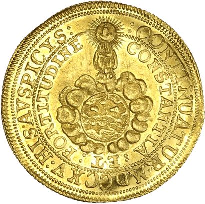 null AUTRICHE : Charles VI (1711-1740)
Ducat d'or. 1715. 3,45 g.
L'empereur couronné...