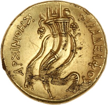 null KINGDOM OF EGYPT: Ptolemy VI Philometor (181-145 B.C.)
Octodrachm of gold. Alexandria....
