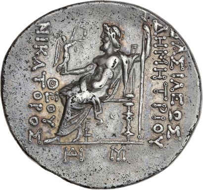 null ROYAUME SÉLEUCIDE : Démétrius II, 2e règne (129-125 av. J.-C.)
Tétradrachme....