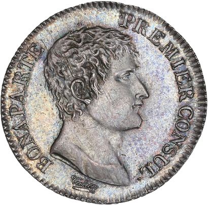 null CONSULAT (1799-1804) 1 franc Bonaparte, Premier Consul. An 12. Paris.
Sa tête...