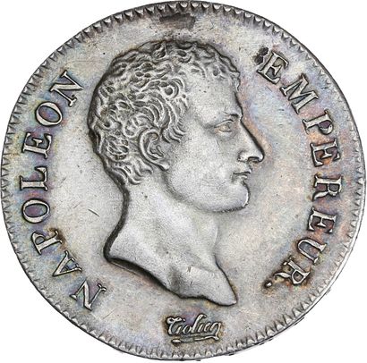 null PREMIER EMPIRE (1804-1814) 2 francs Napoléon Empereur. An 14. Paris.
Sa tête...