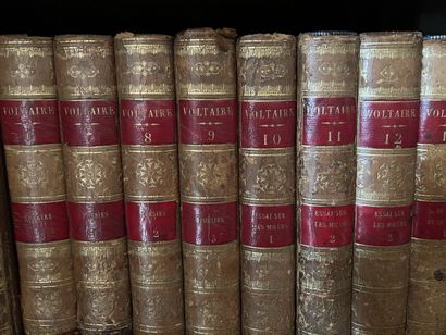null VOLTAIRE, works

Set of 42 volumes in.4, bound in glazed calf, Edition of 1817...