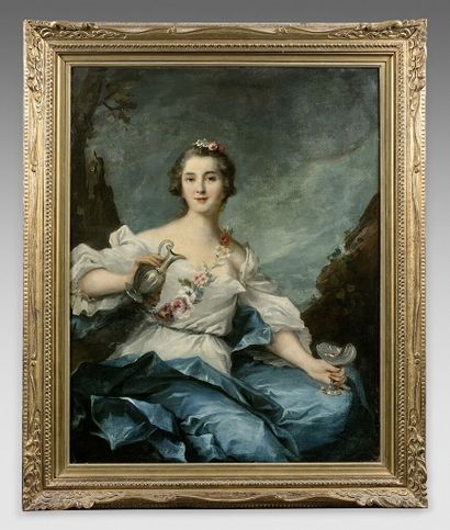 null French school of the 19th century

Portrait of a woman as Hebe, after Jean-Marc...