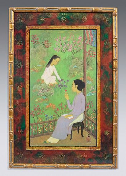 null Trung Thu MAI dit MAI THU (1906-1980)

Le Printemps, estampe, 44 x 25 cm, montage...