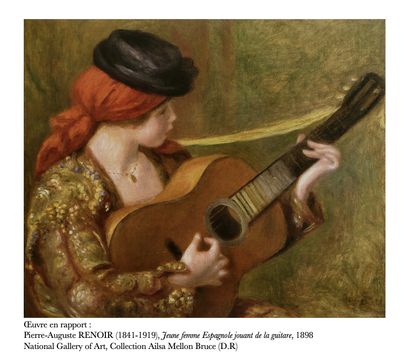 null Pierre-Auguste RENOIR (1841-1919)

La jeune guitariste

Huile sur toile.

15...