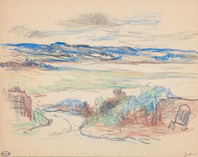 null Maximilien LUCE (1858-1941) 

Brittany, the Trieux estuary

Black pencil and...