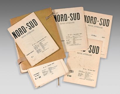 null Nord-Sud, revue Littéraire.
Paris, 1917-1918, 12 brochures de la célèbre revue...
