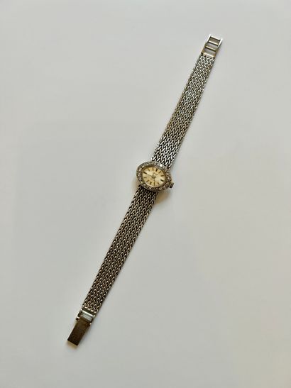 MONTRE ARIEL Vers 1970-1980 
WATCH ARIEL About 1970-1980
Lady's watch in white gold,...