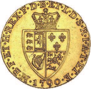 null GREAT BRITAIN: George III (1760-1820)
Guinea of gold. 1790.
Fr. 356.
Rubbed....