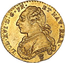 null LOUIS XVI (1774-1793)
Demi louis d'or au buste habillé. 1777. Limoges.
D. 1705.
Très...