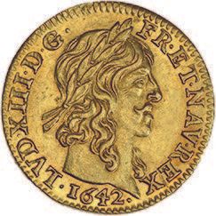 LOUIS XIII (1610-1643) Demi louis d'or de...