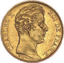 CHARLES X (1824-1830) 20 francs or. 1830....