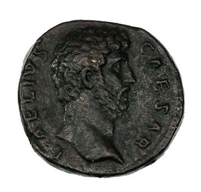 AELIUS (136-138) As. Rome (137). Sa tête...