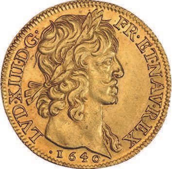 null LOUIS XIII (1610-1643)
Double louis d'or de Warin. 1640. Paris.
D. 1297.
TTB...