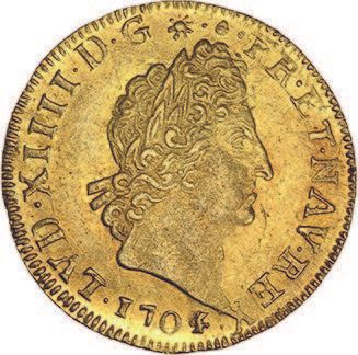 LOUIS XIV (1643-1715) Louis d'or aux insignes....