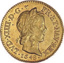 LOUIS XIV (1643-1715) Demi louis d'or à la...