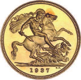 null GREAT BRITAIN: George VI (1936-1952)
Sovereign gold. 1937.
Fr. 411.
Slightly...