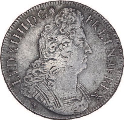 LOUIS XIV (1643-1715) Écu aux huit L, 2e...