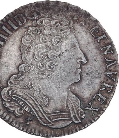 null LOUIS XIV (1643-1715)
Écu aux huit L, 2e type hybride (au buste de l'écu aux...