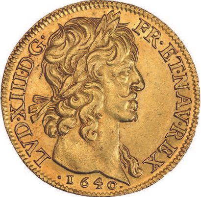 null LOUIS XIII (1610-1643)
Double louis d'or de Warin. 1640. Paris.
D. 1297.
TTB...