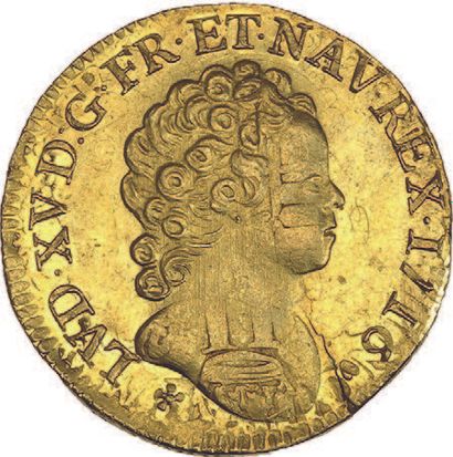 LOUIS XV (1715-1774) Louis d'or aux insignes....