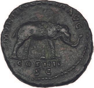  ANTONIN le Pieux (138-161) As. Rome (148-149). Sa tête laurée à droite. R/ Éléphant...