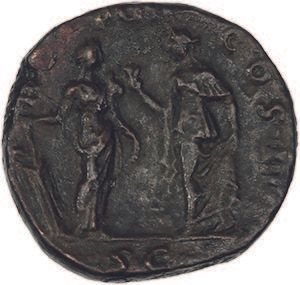  AELIUS (136-138) As. Rome (137). Sa tête nue à gauche. R/ L'espérance marchant à...