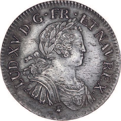 null LOUIS XV (1715-1774)
Écu aux huit L. 1725. Bourges.
D. 1670.
Flan légèrement...
