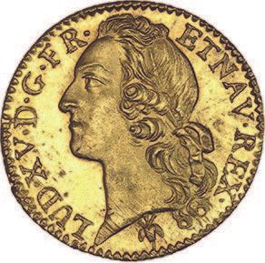 LOUIS XV (1715-1774) Louis d'or au bandeau....