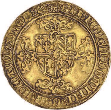null BRABANT : Philippe, le Bon (1430-1467)
Lion d'or. Malines. 4,11 g.
Del. 65....
