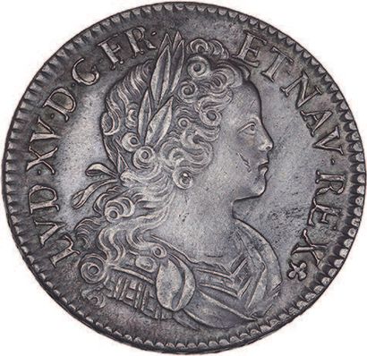null LOUIS XV (1715-1774)
Écu de Navarre. 1718. Paris.
D. 1657.
Superbe.