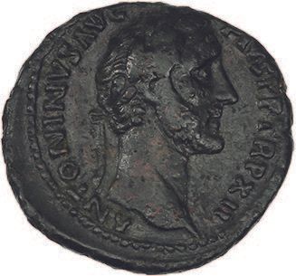 null ANTONIN the Pious (138-161)
As. Rome (148-149).
His head laurel on the right.
R/...