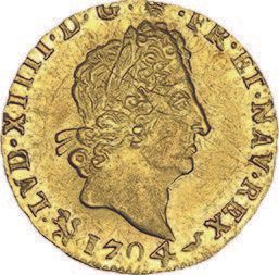 LOUIS XIV (1643-1715) Demi louis d'or aux...