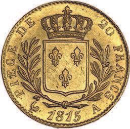 null LOUIS XVIII, First Restoration (1815-1824) 20 francs or. 1815. Paris.
G. 1026.
Brilliantly...
