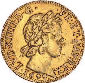 LOUIS XIV (1643-1715) Louis d'or à la mèche...