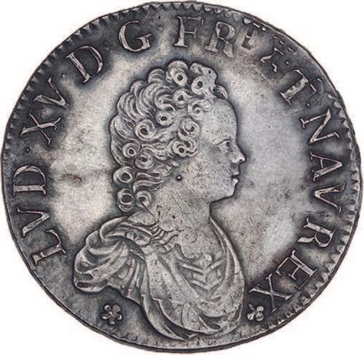 null LOUIS XV (1715-1774)
Écu vertugadin. 1716. Paris. Réf.
D. 1651A.
Légèrement...
