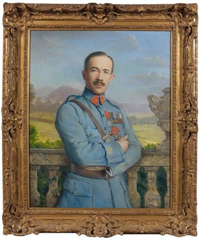 Guillaume-Jacques-François DESGRANGES (Avranches, 1886 - Coutances, 1967) Portrait...