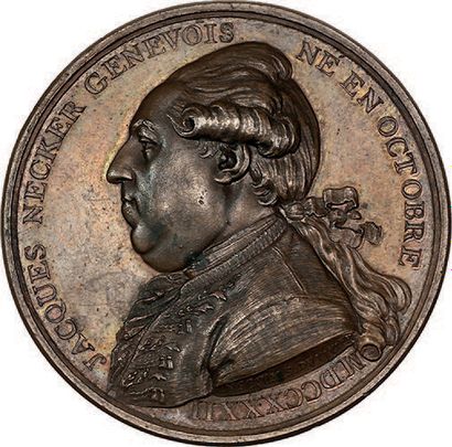 2 médailles : - 1789 (29 juillet). J. Necker....