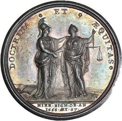 null 1656 - France
Death of Jérôme Bignon (Magistrate).
Silver. 41 mm. 28,99 g (T....
